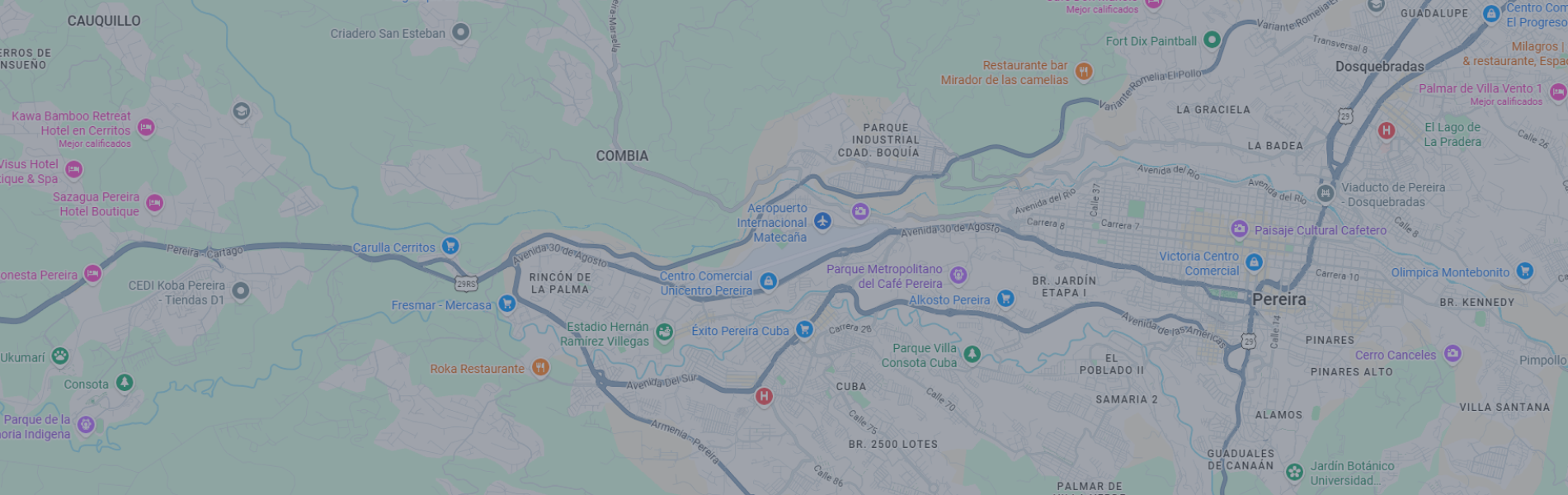 Mapa de ubicación Clínica Central del Eje